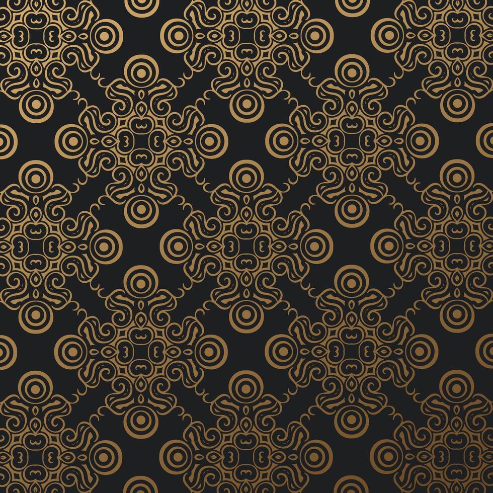 luxury retro pattern background vector
