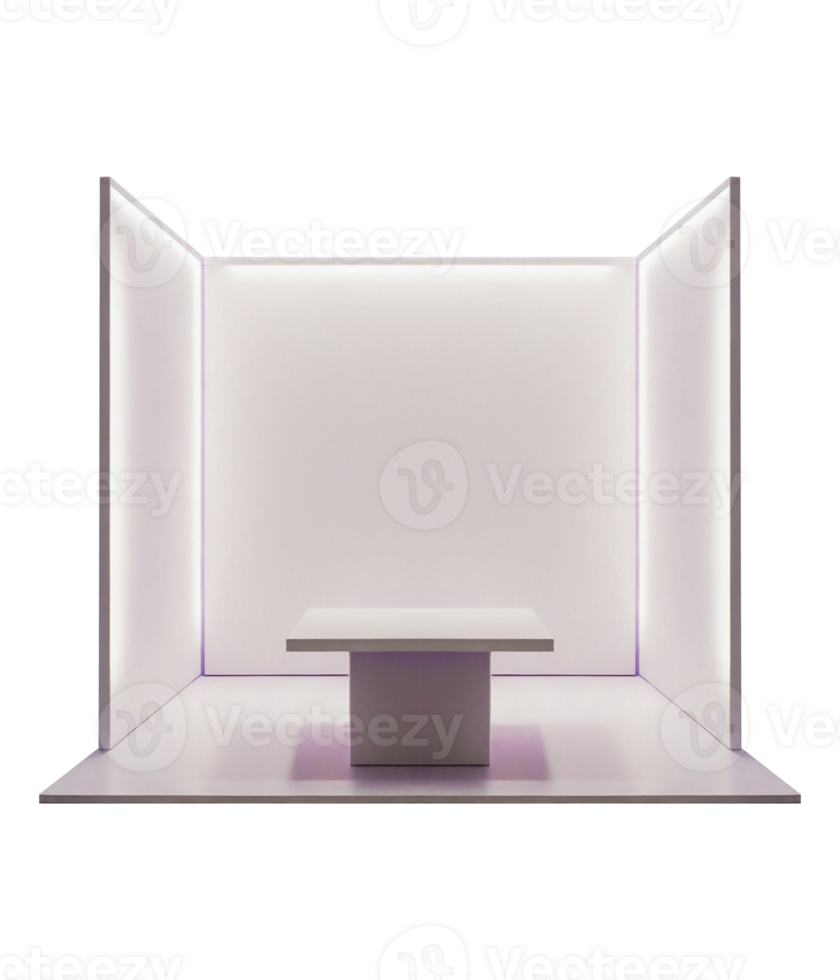 Booth Mockup Design Reatils Product Show png