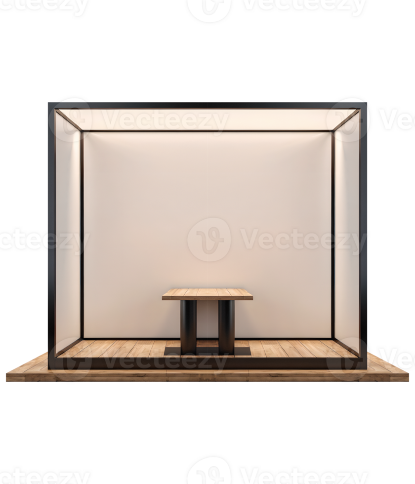 Event Booth Mockup Design for Background Product Showcase png