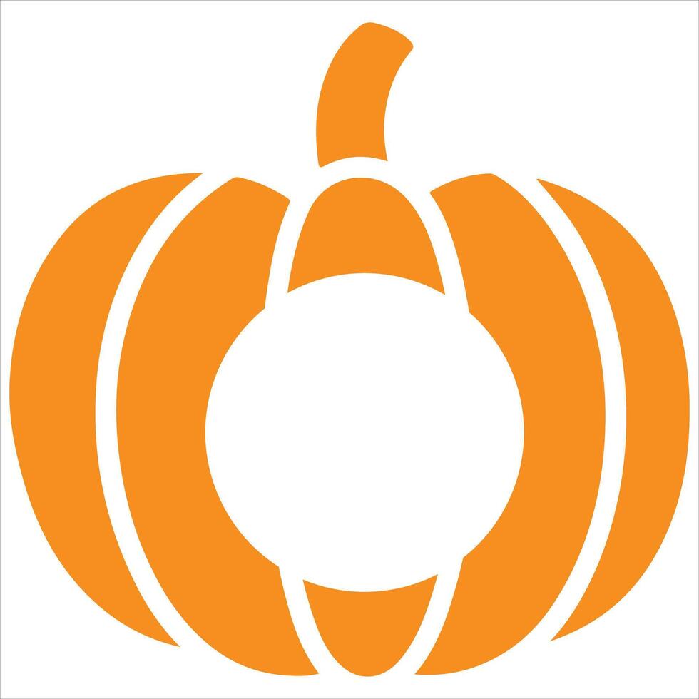 Happy Fall Autumn Pumpkin Clipart Illustration for Decor vector
