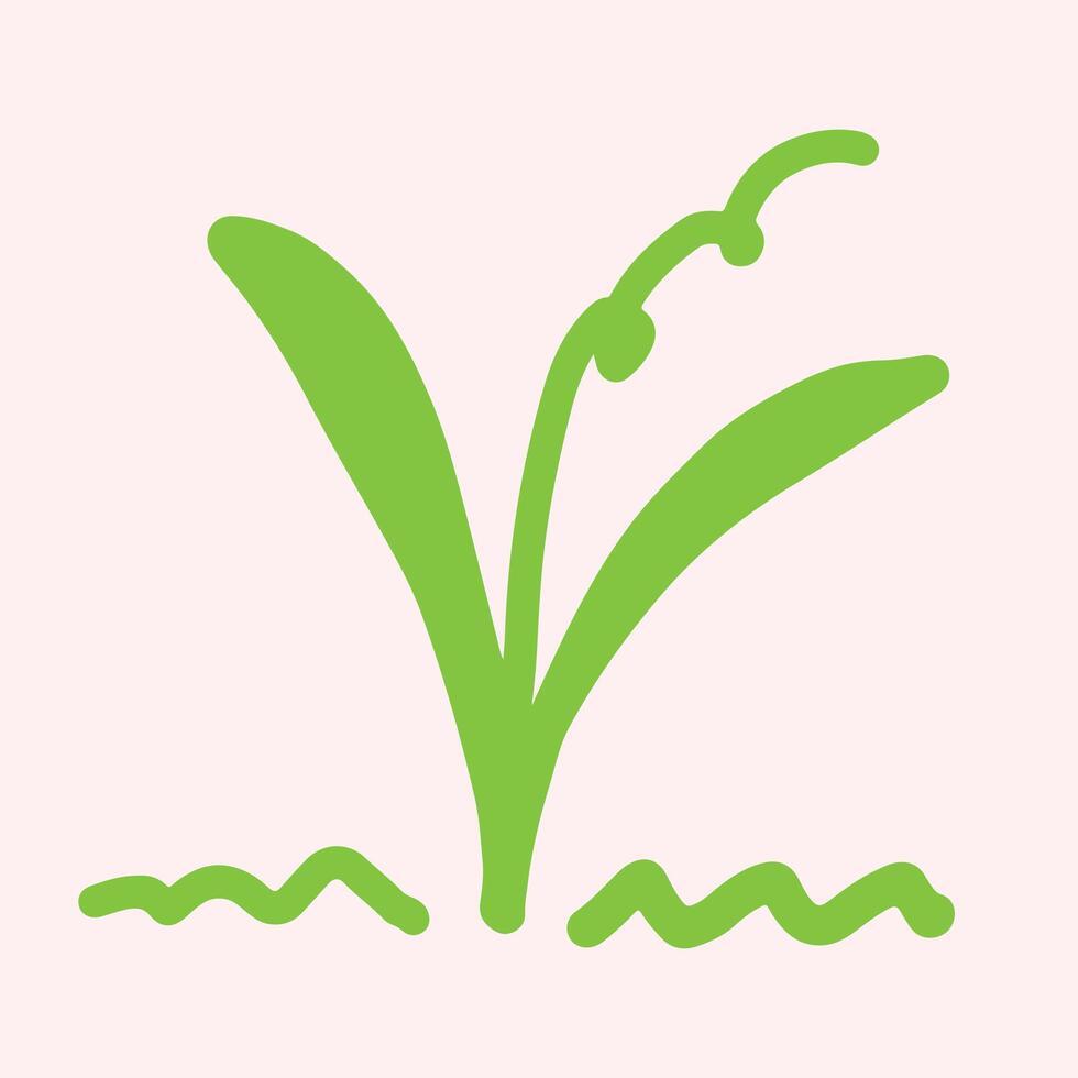 a green grass design vector