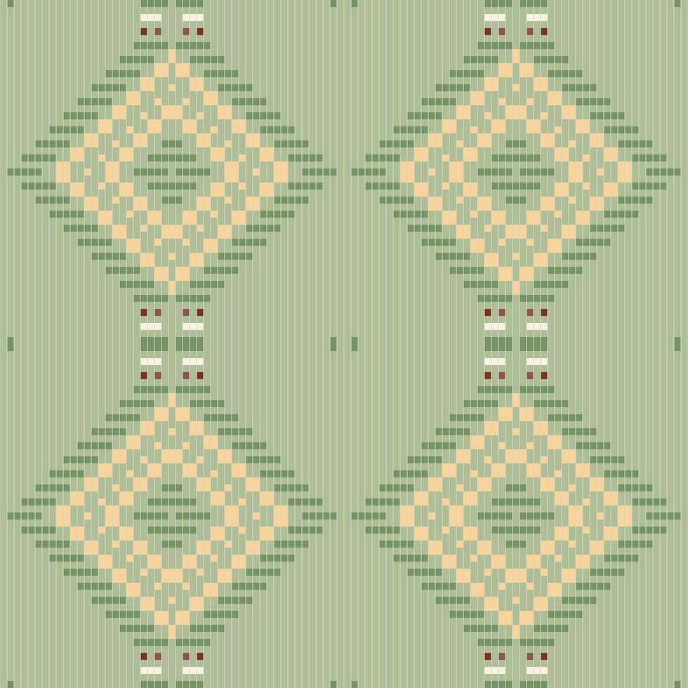 Endless Korean Traditional Patternfolk Embroidery, Aztec Geometric Ornament Print. Design for Carpet, Wallpaper, Clothing, Wrapping, Fabric vector