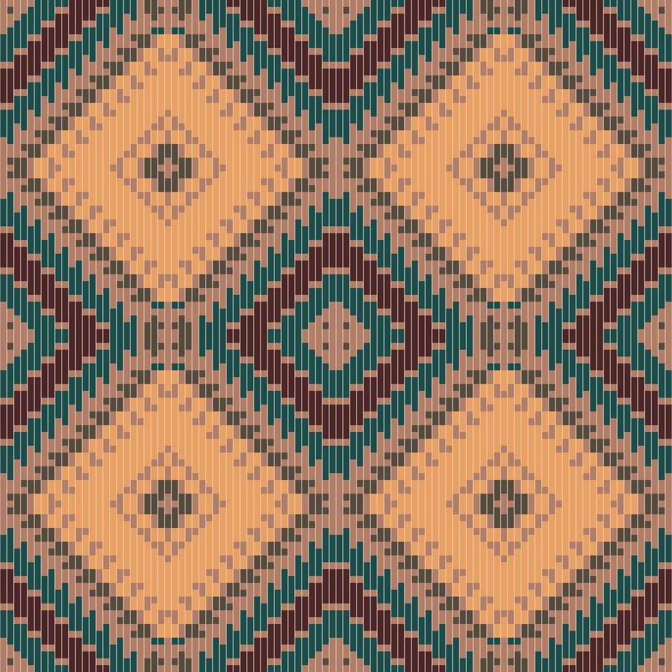 Abstract Abstract Geometric Pattern Designfolk Embroidery, Aztec Geometric Ornament Print. Design for Carpet, Wallpaper, Clothing, Wrapping, Fabric vector