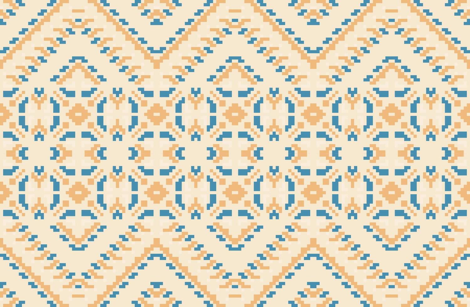 Geometry Seamless Abstract Geometric Patternfolk Embroidery, Aztec Geometric Ornament Print. Design for Carpet, Wallpaper, Clothing, Wrapping, Fabric vector