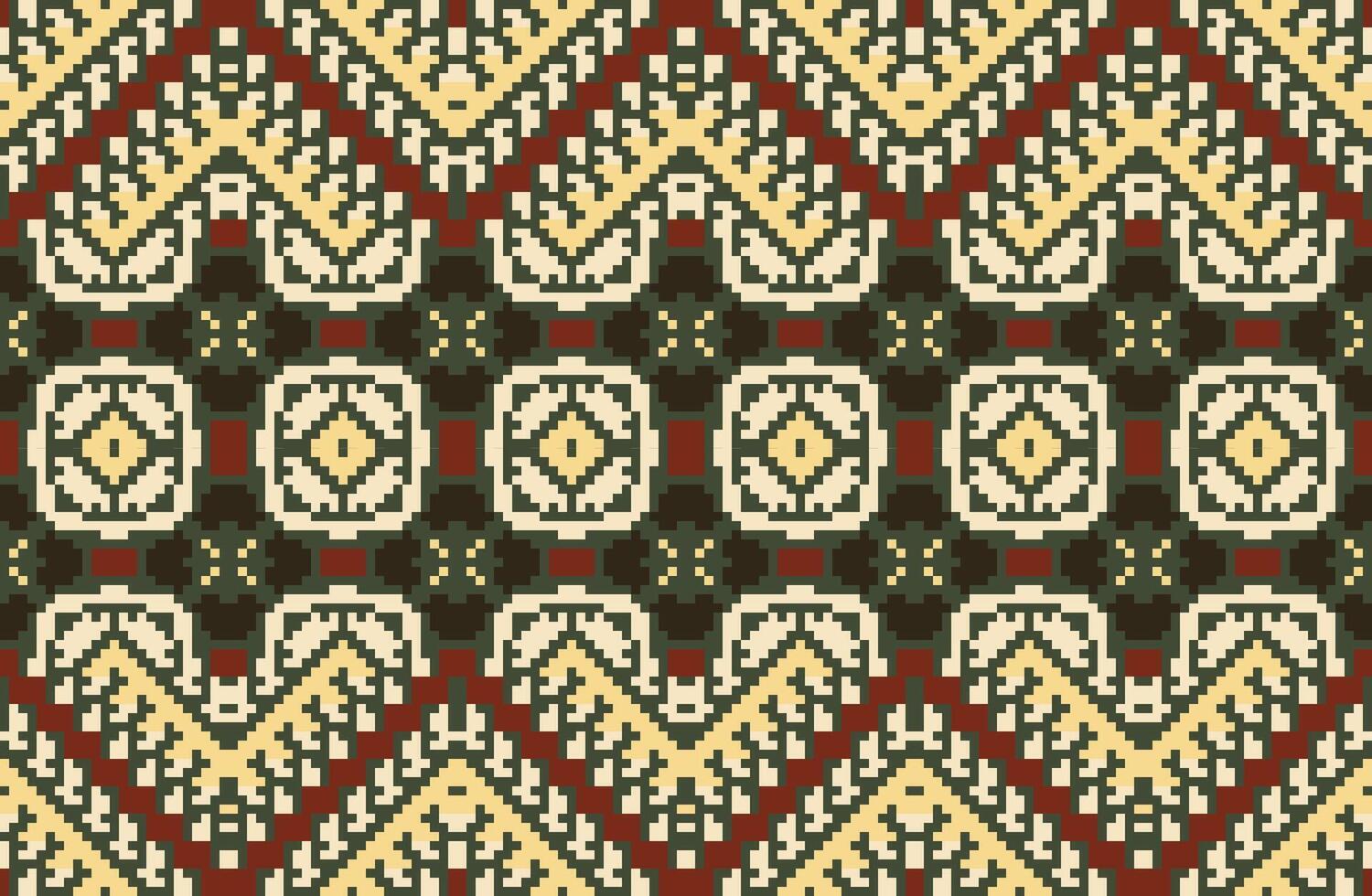 Native Traditional Pattern Dressfolk Embroidery, Aztec Geometric Ornament Print. Design for Carpet, Wallpaper, Clothing, Wrapping, Fabric vector