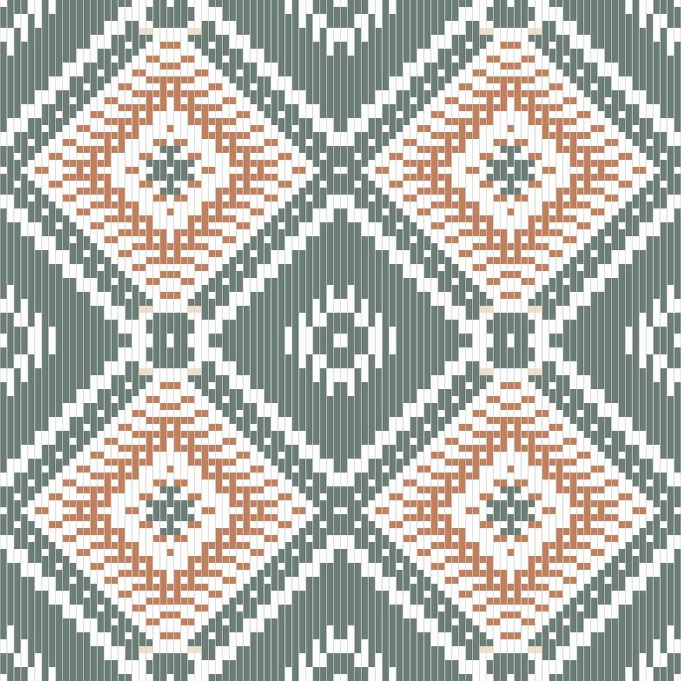 Classic Geometric Patternsfolk Embroidery, Aztec Geometric Ornament Print. Design for Carpet, Wallpaper, Clothing, Wrapping, Fabric vector