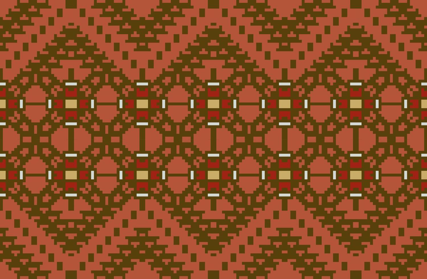 Sarong Abstract Colorful Geometric Pattern Backgroundfolk Embroidery, Aztec Geometric Ornament Print. Design for Carpet, Wallpaper, Clothing, Wrapping, Fabric vector