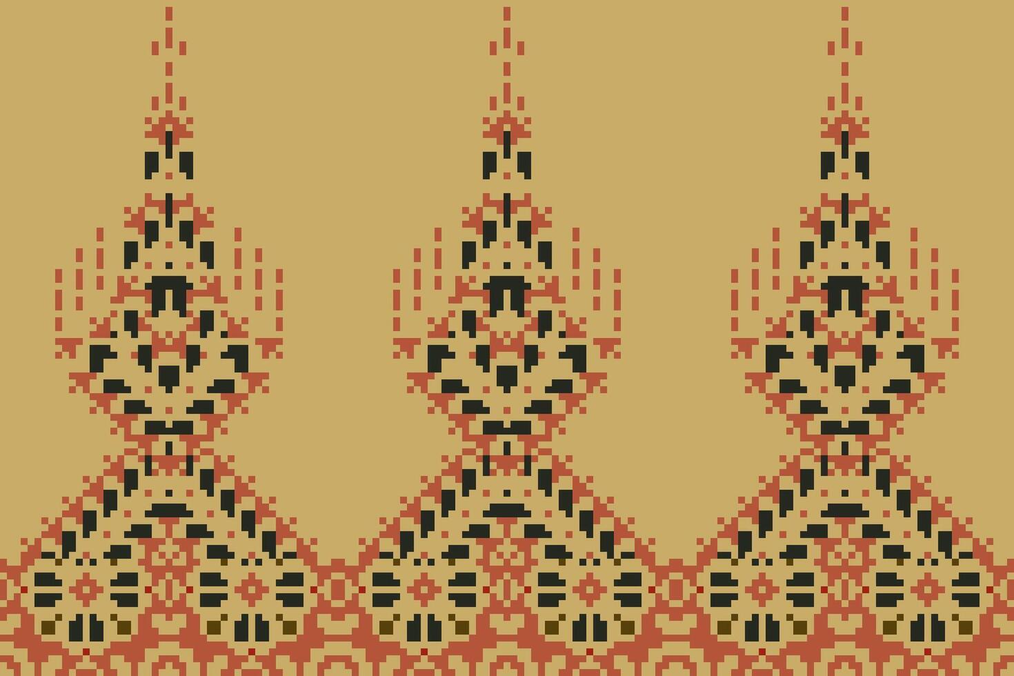 Pillow Islamic Geometric Patternsfolk Embroidery, Aztec Geometric Ornament Print. Design for Carpet, Wallpaper, Clothing, Wrapping, Fabric vector