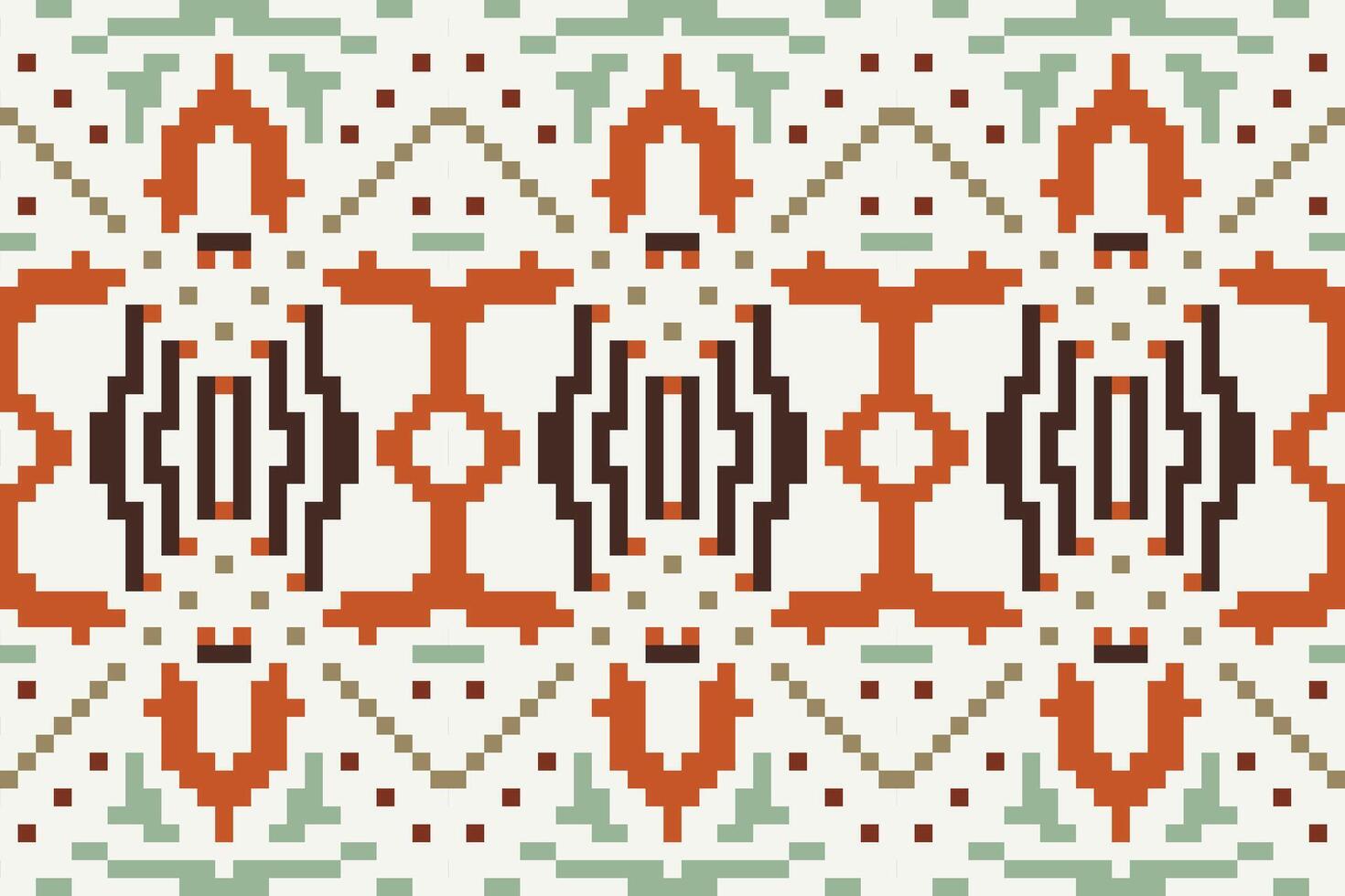 Antique Modern Abstract Geometric Patternfolk Embroidery, Aztec Geometric Ornament Print. Design for Carpet, Wallpaper, Clothing, Wrapping, Fabric vector