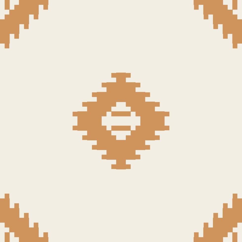 Scandinavian South Korean Traditional Patternfolk Embroidery, Aztec Geometric Ornament Print. Design for Carpet, Wallpaper, Clothing, Wrapping, Fabric vector