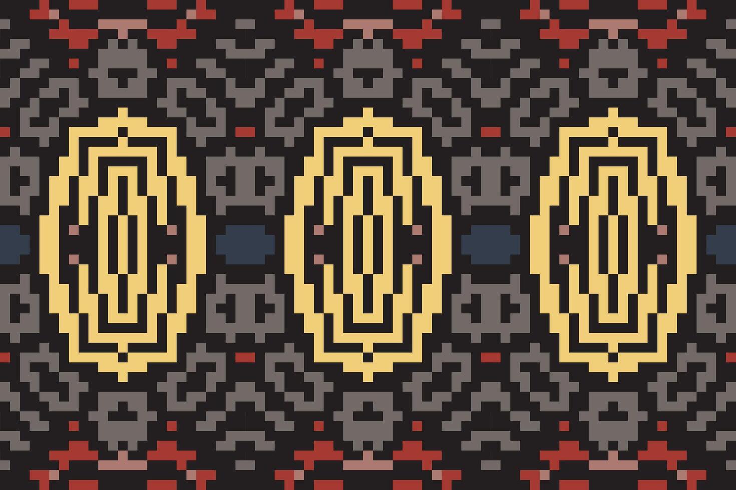 Sarong Arabic Geometrical Pattern and Designfolk Embroidery, Aztec Geometric Ornament Print. Design for Carpet, Wallpaper, Clothing, Wrapping, Fabric vector