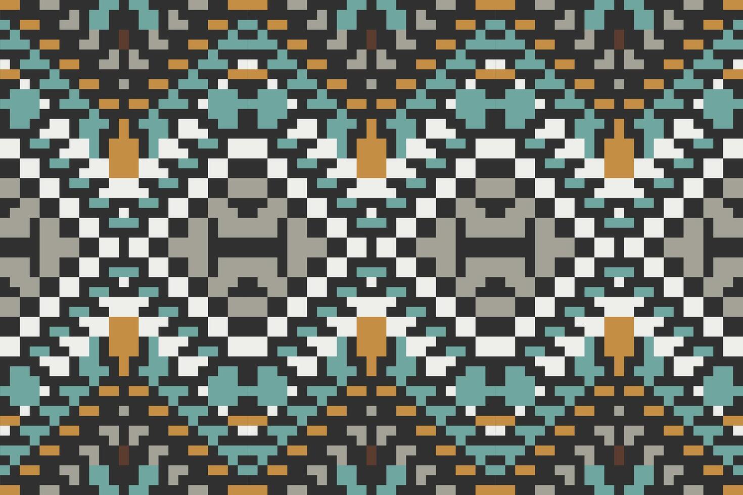 Traditional Design Arabic Geometrical Pattern and Designfolk Embroidery, Aztec Geometric Ornament Print. Design for Carpet, Wallpaper, Clothing, Wrapping, Fabric vector