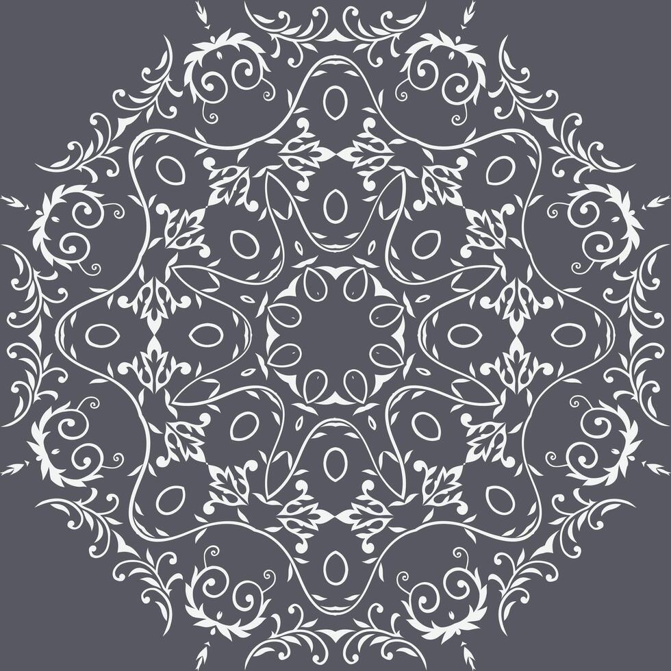 Damask Flower Ethnic Design Philippine Ethnic Pattern Folk Embroidery, Aztec Ornament Print. Design for Carpet, Wallpaper, Clothing, Wrapping, Fabric vector