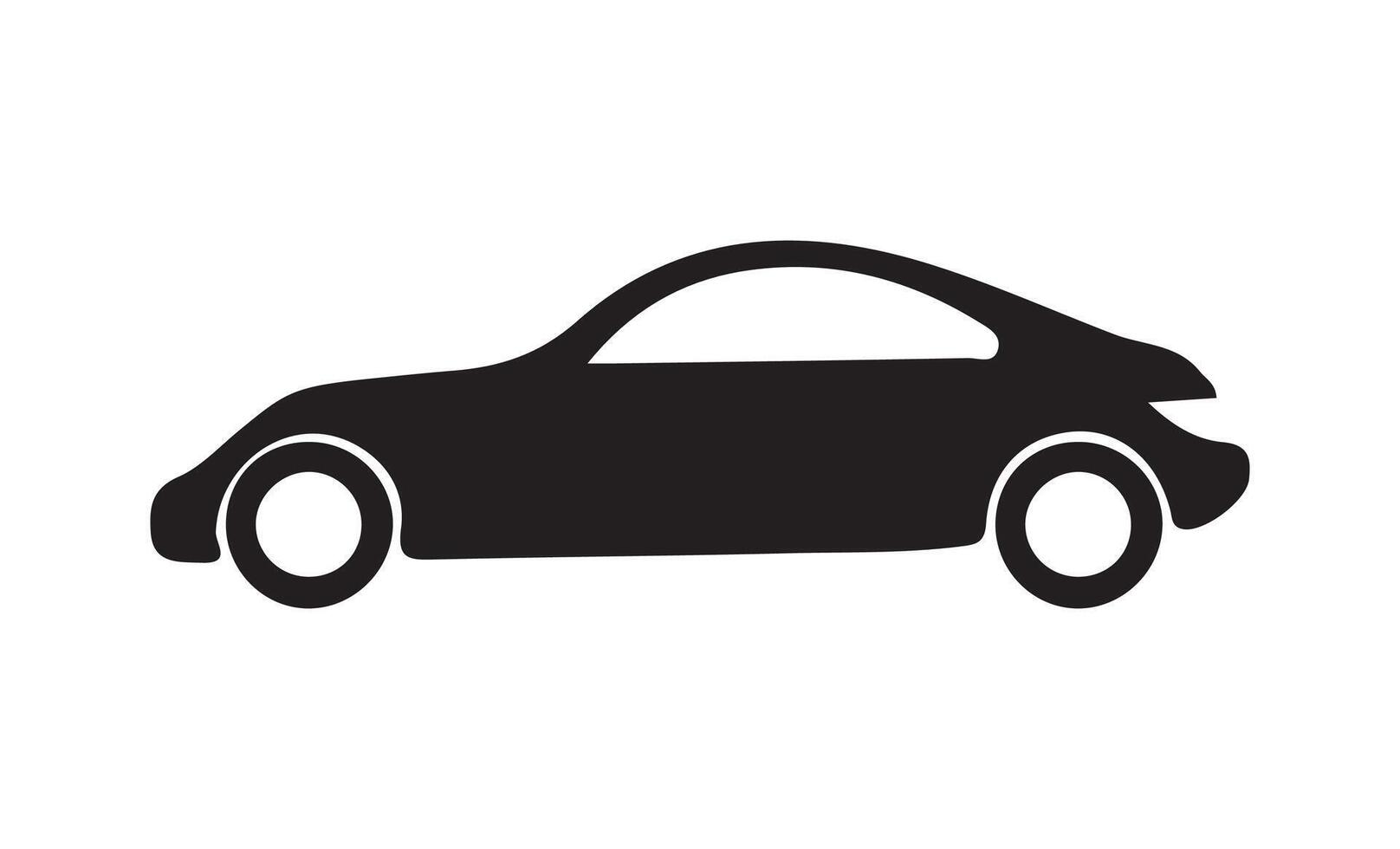 Isolated simple side car logo illustration. vector
