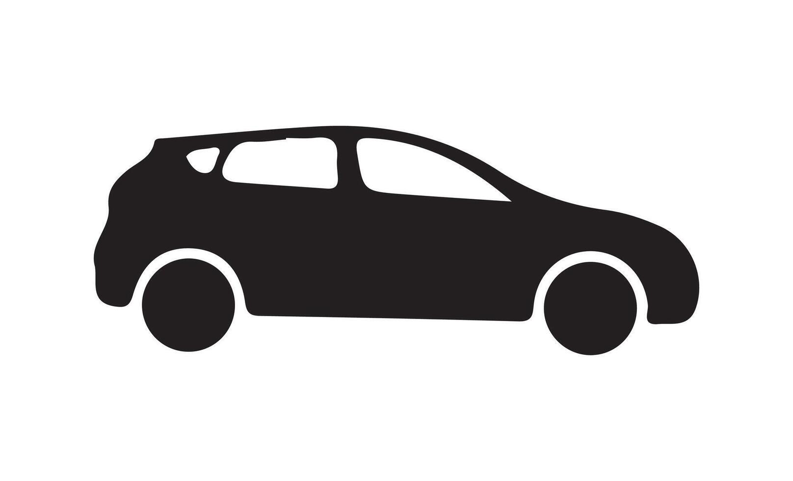 Sedan car for a small family is perfect illustration eps 10 vector