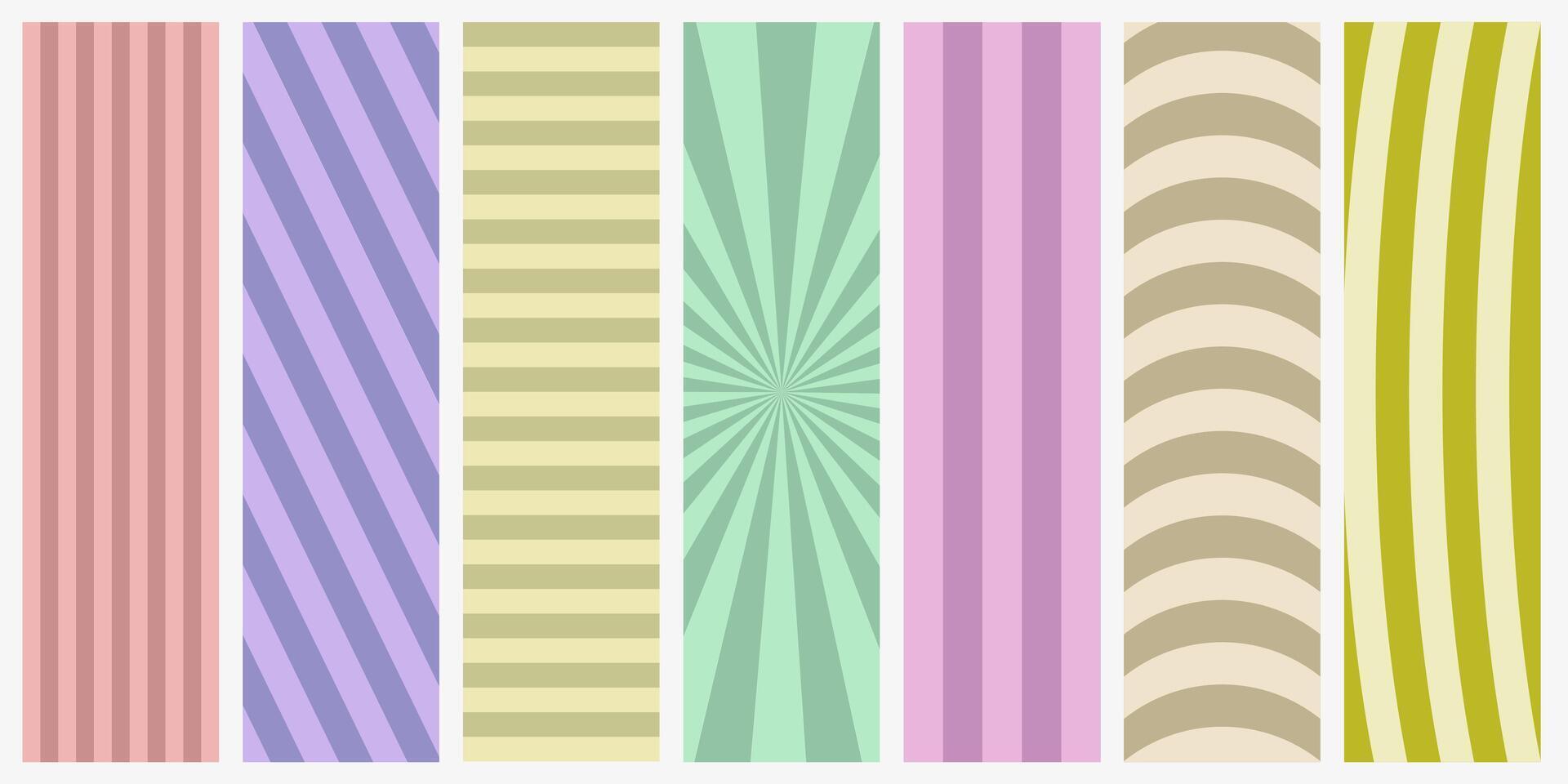 Abstract style. Various patterns. Geometric posters with simple shapes and patterns. vector