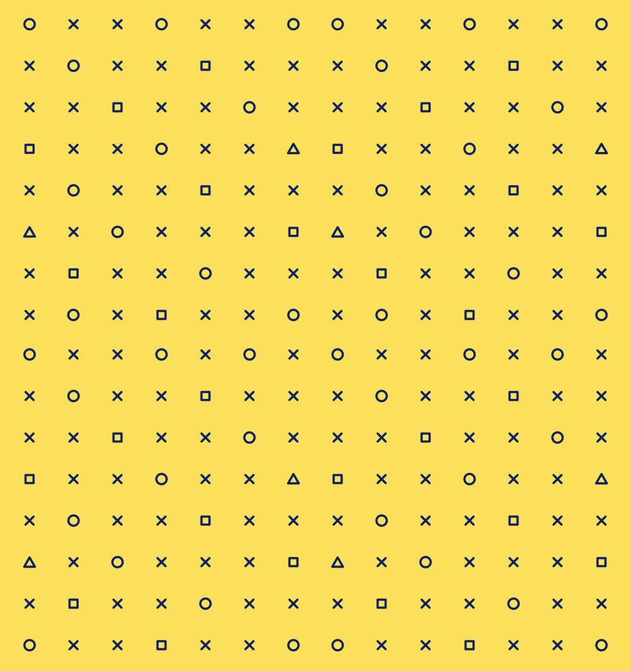 Geometric background from different shapes. vector