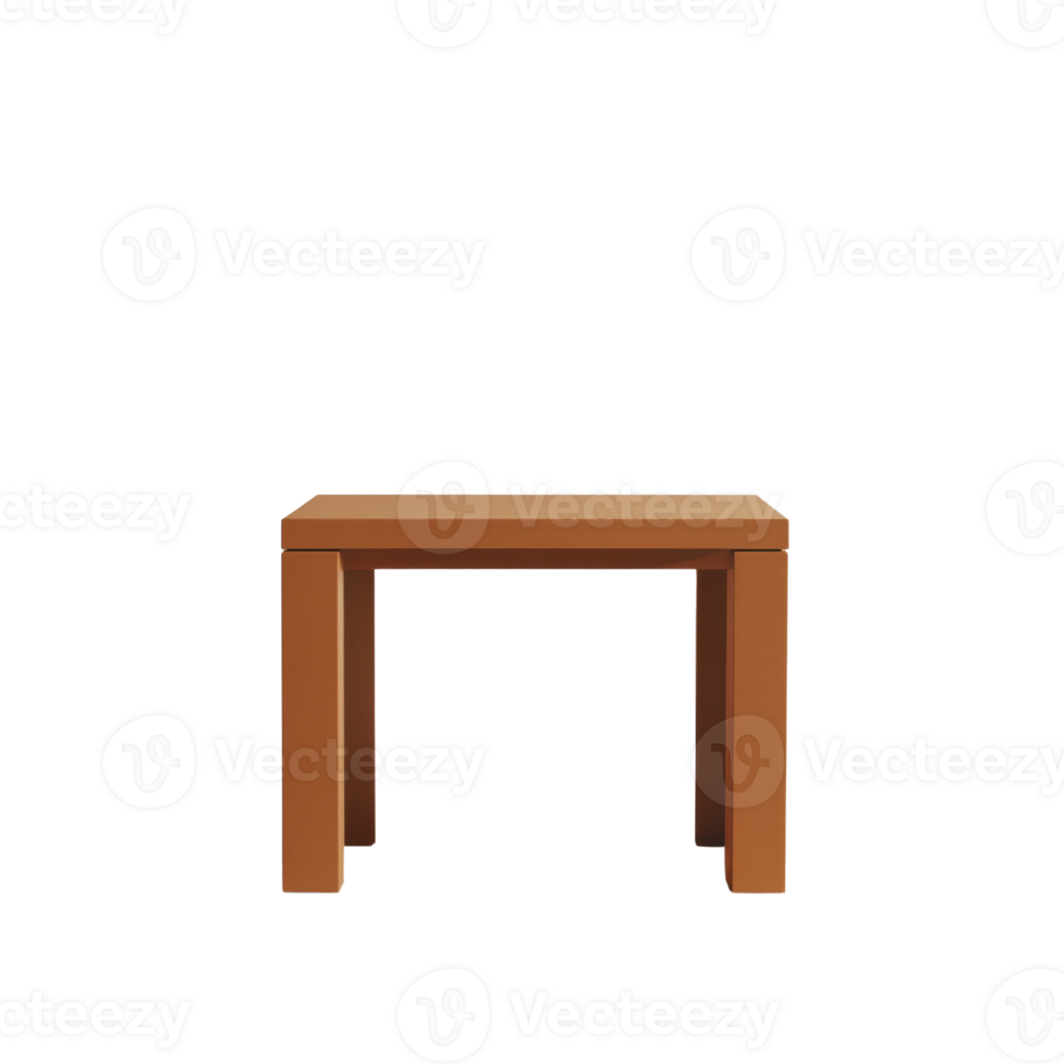 Minimalist wooden table on black background, perfect for showcasing products png