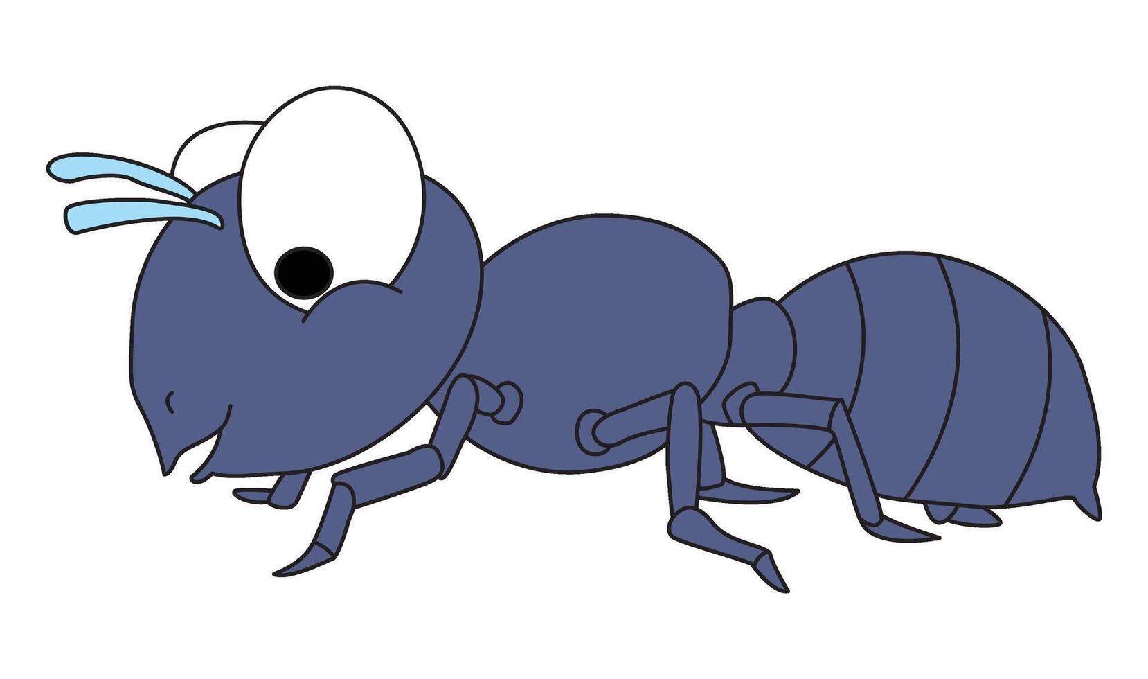 A ant cartoon vector