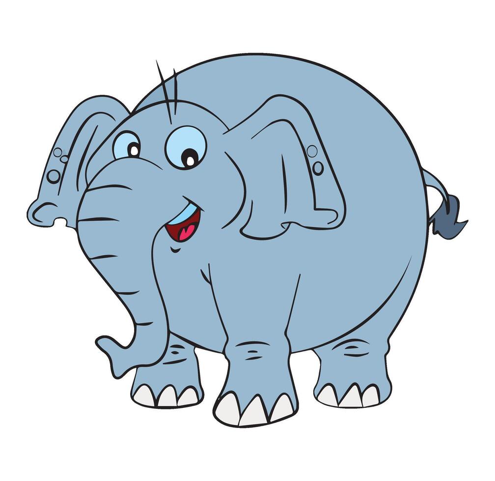 A elephant animal vector