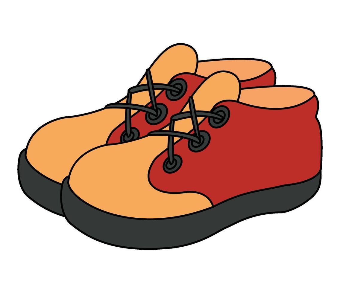 A shoes cartoon vector