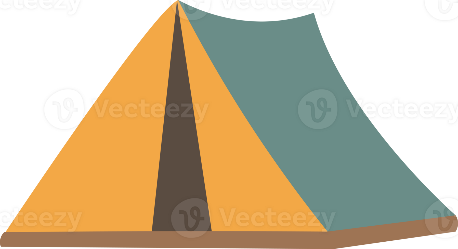 The camping tent is ideal for outdoor adventures, travel and wildlife themed graphics. png