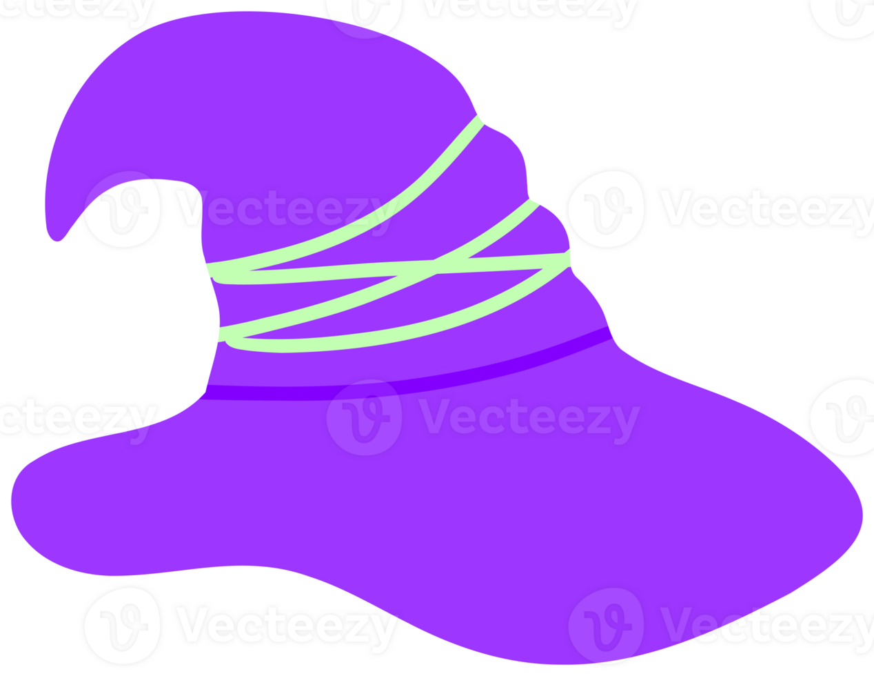 witch hat in cartoon style png
