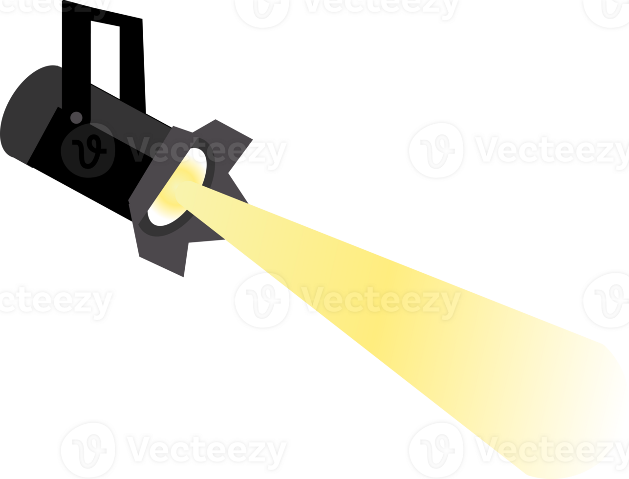 Spotlight with Beam of Light png