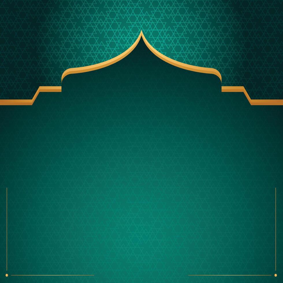 Ramadan pr ramadhan green frame eid jumma mubarak shab e barat background with Ramadan banner with lantern background vector