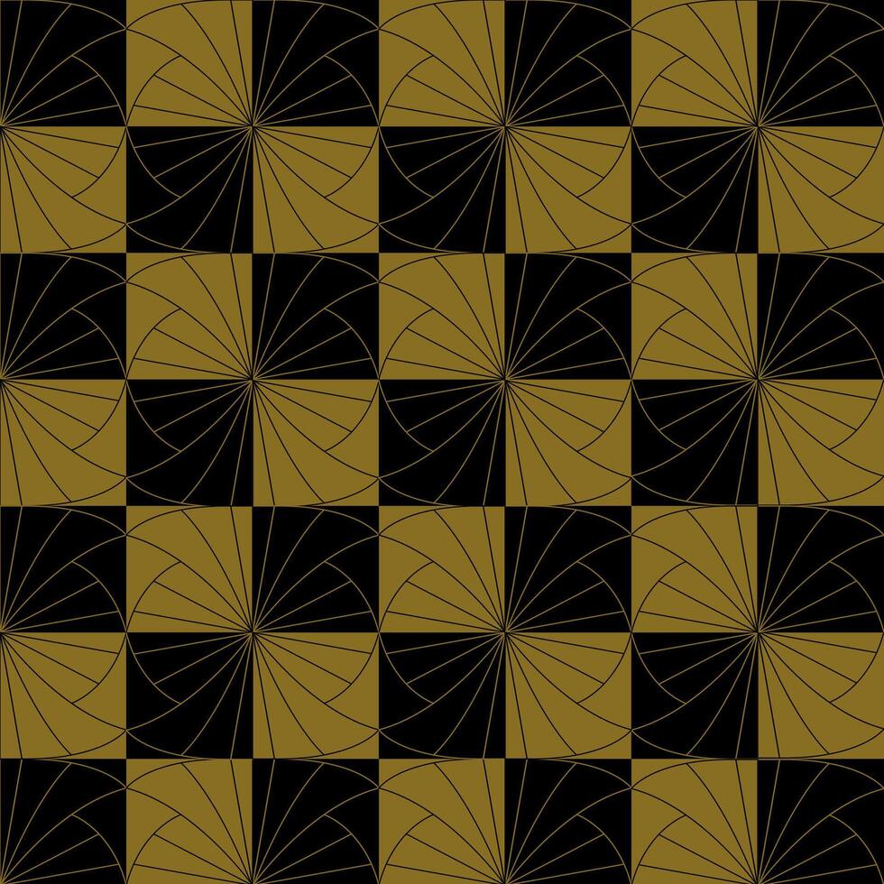 modular grid art nouveau style vector