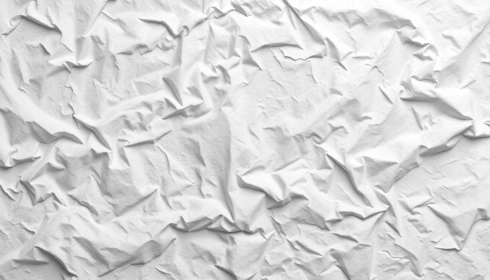 Crumpled White Paper Texture Abstract Background photo