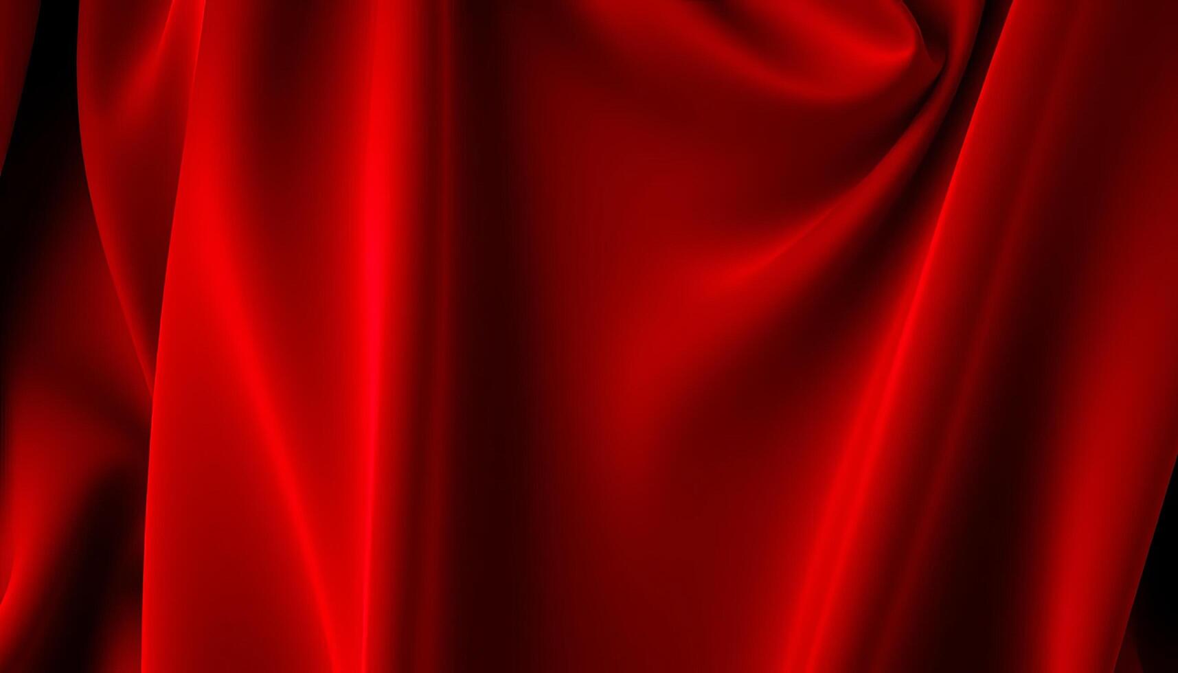 Deep Red Fabric Texture Luxurious Draped Silk with Dramatic Lighting photo