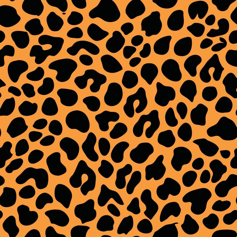 Wild Leopard Print Background Art for Decor vector