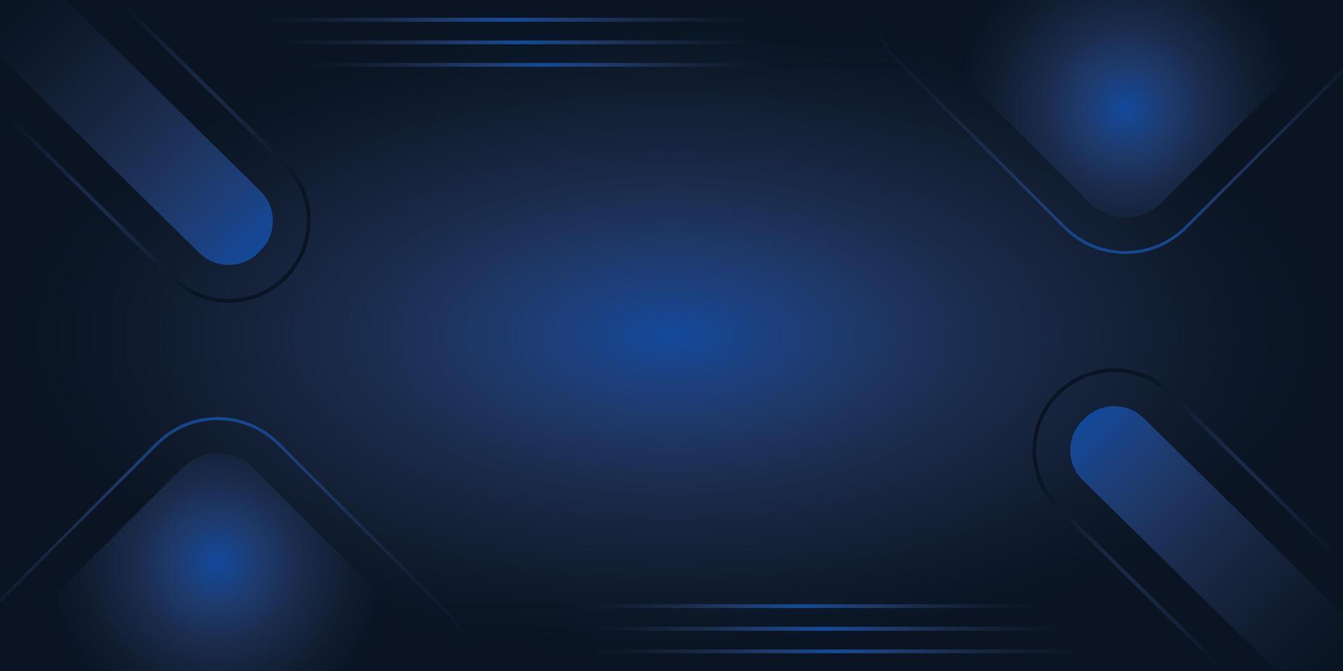 Dark Blue background Abstract design and dark, light blue round line pattern, Premium background design with diagonal dark blue for digital luxury business. vector