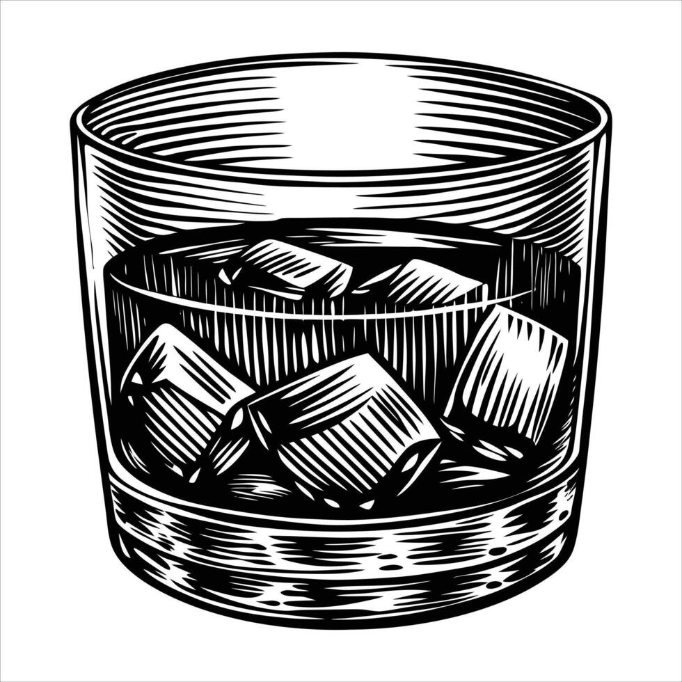 Heavy Rocks Glass vector