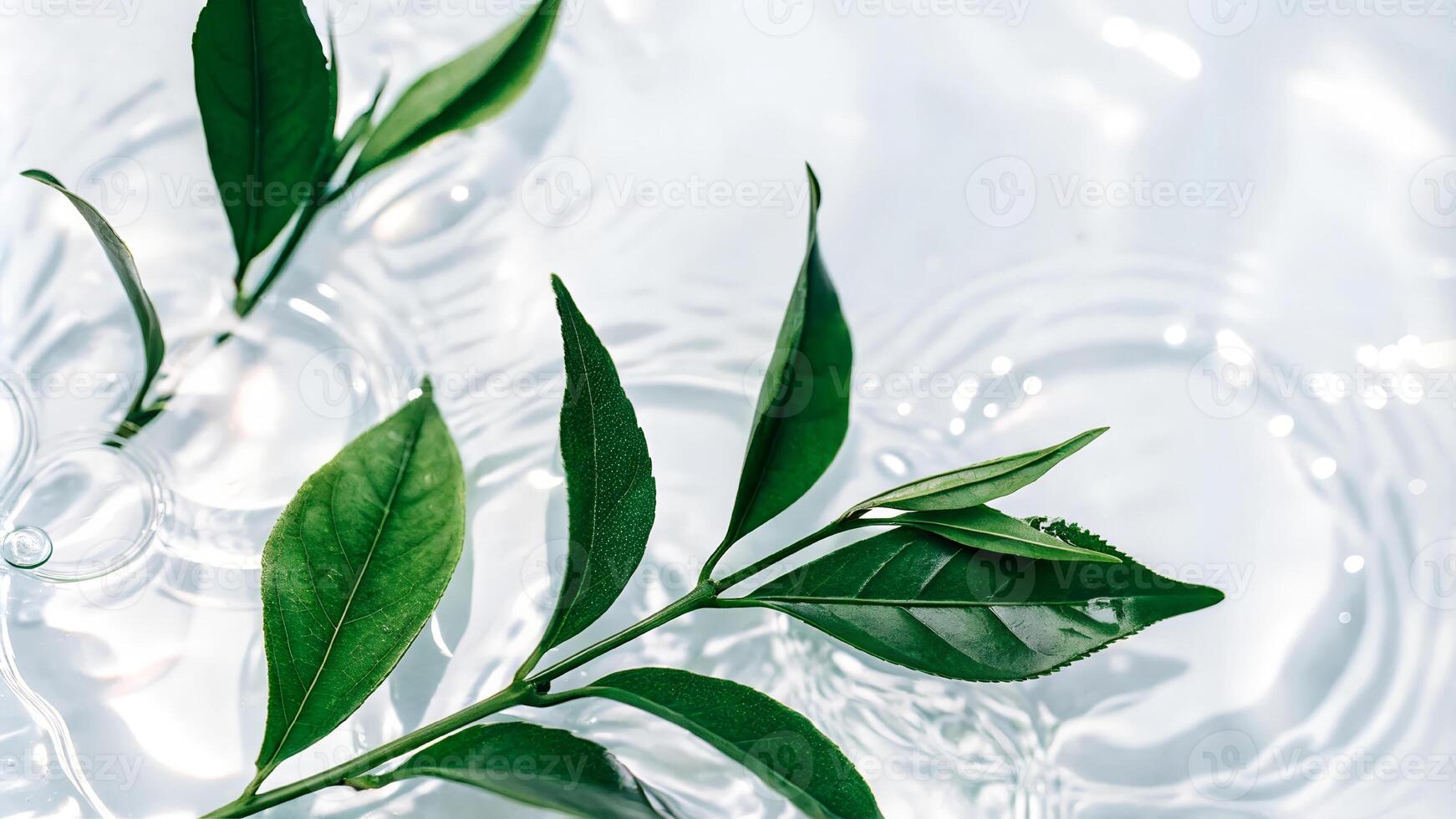 Close up image of refreshing scene photo