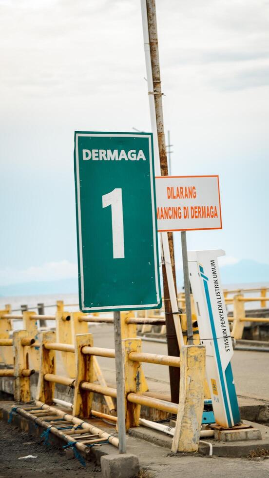 waipirit port maluku seram indonesia photo