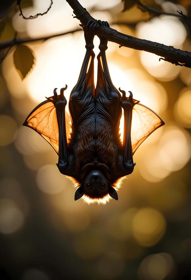 A Bat at Dusk photo