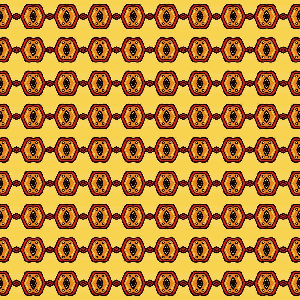 Warm abstract pattern creating an infinite decor vector