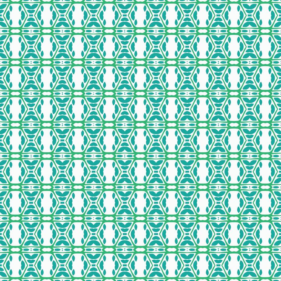 Green and lightgreen abstract pattern creating an infinite decor vector