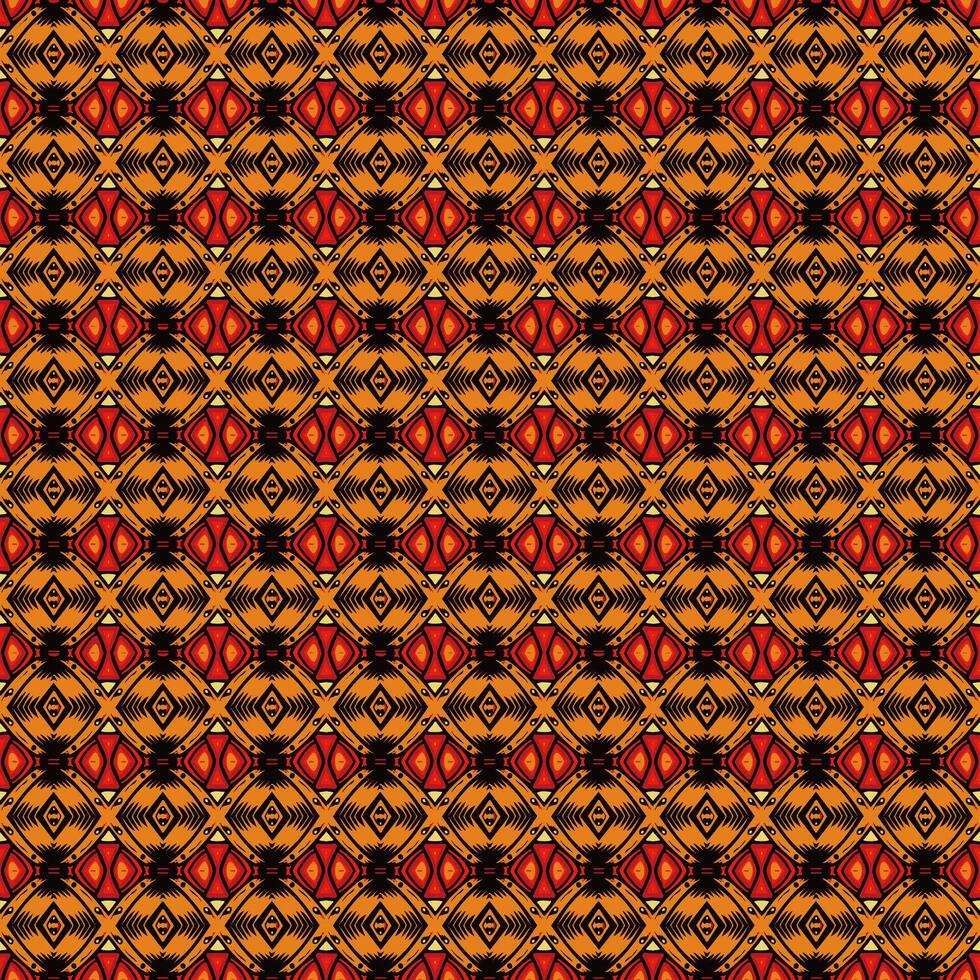 Dynamic multi-hued seamless red and warm background vector