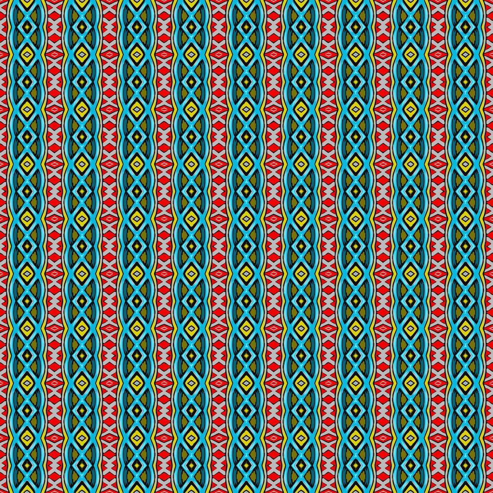Dynamic multi-hued seamless red and blue background vector
