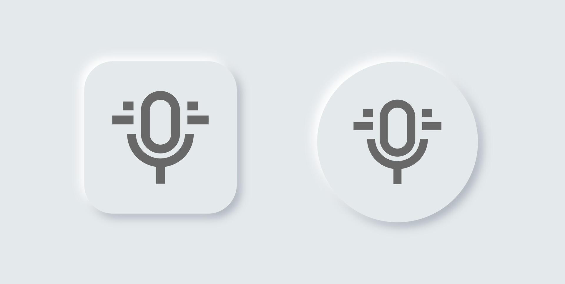 Microphone icon illustration vector