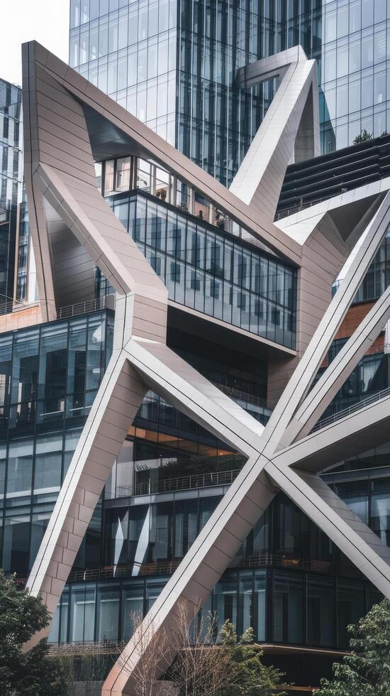 A building with a large metal structure on top photo
