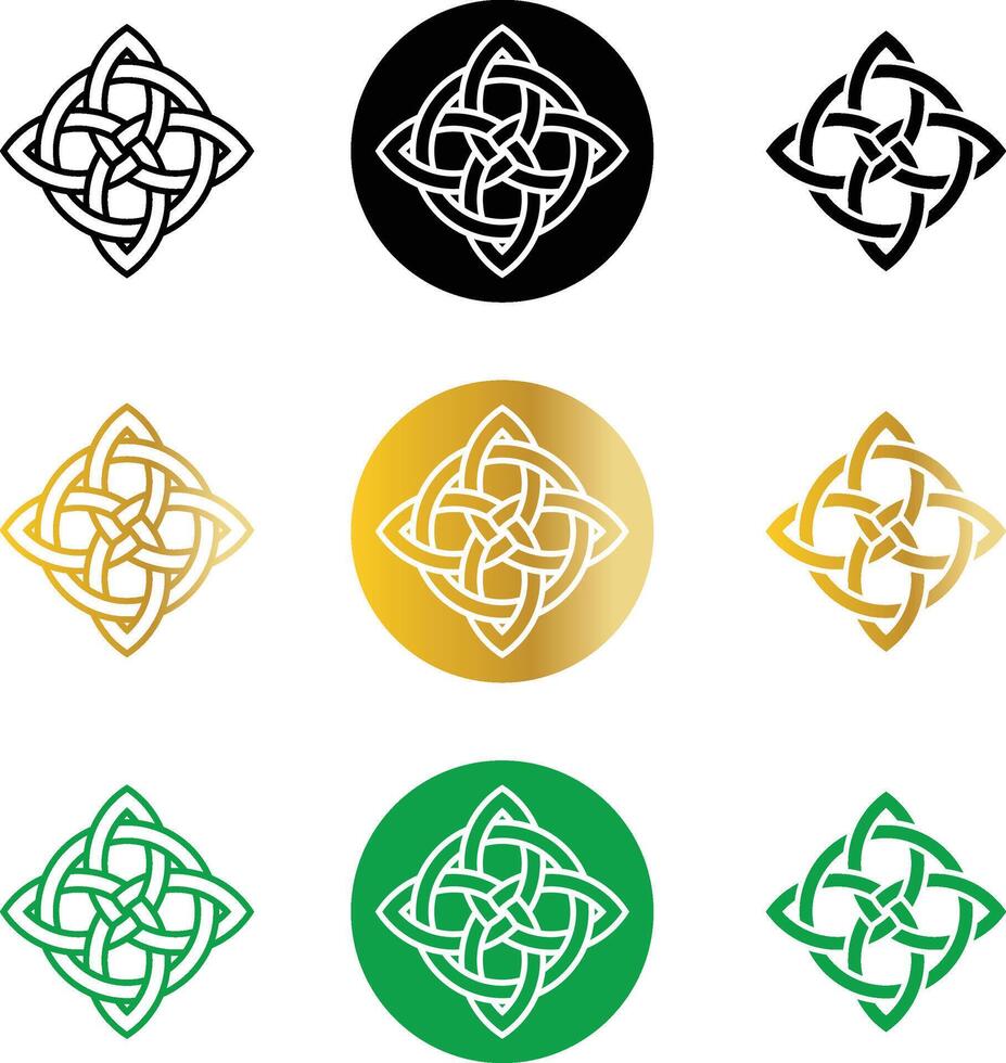 celtic knot ancient symbols vector