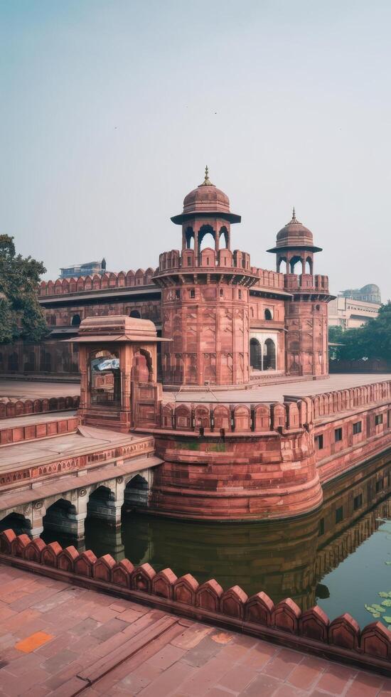 The red fort in delhi, india photo