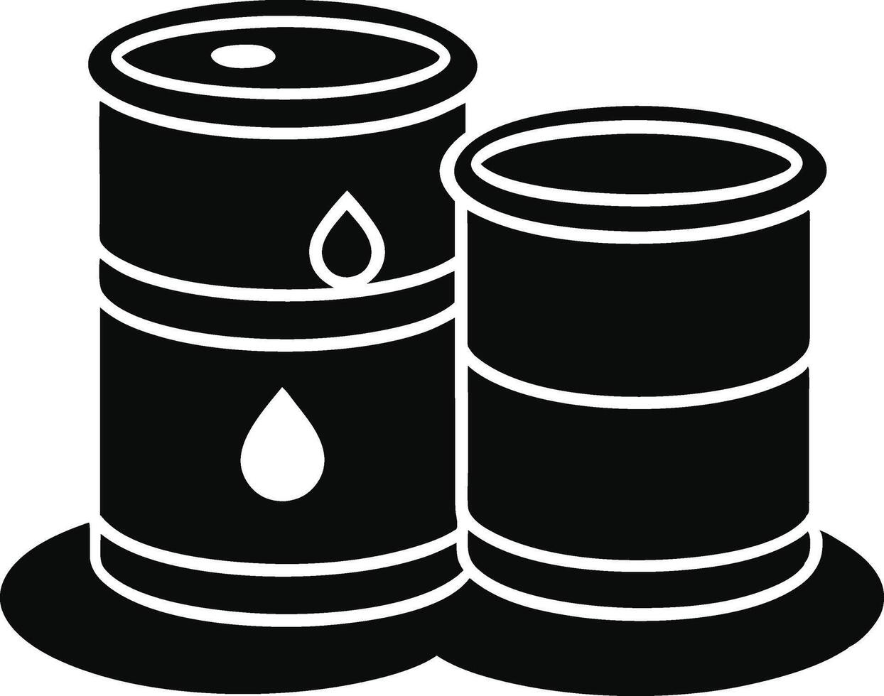 oil-barrel-icons art design. vector