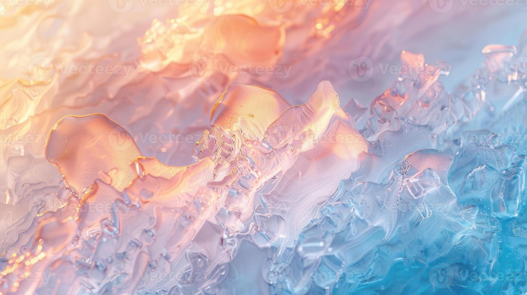 Abstract image of fluid colors blending in a mesmerizing pattern. photo