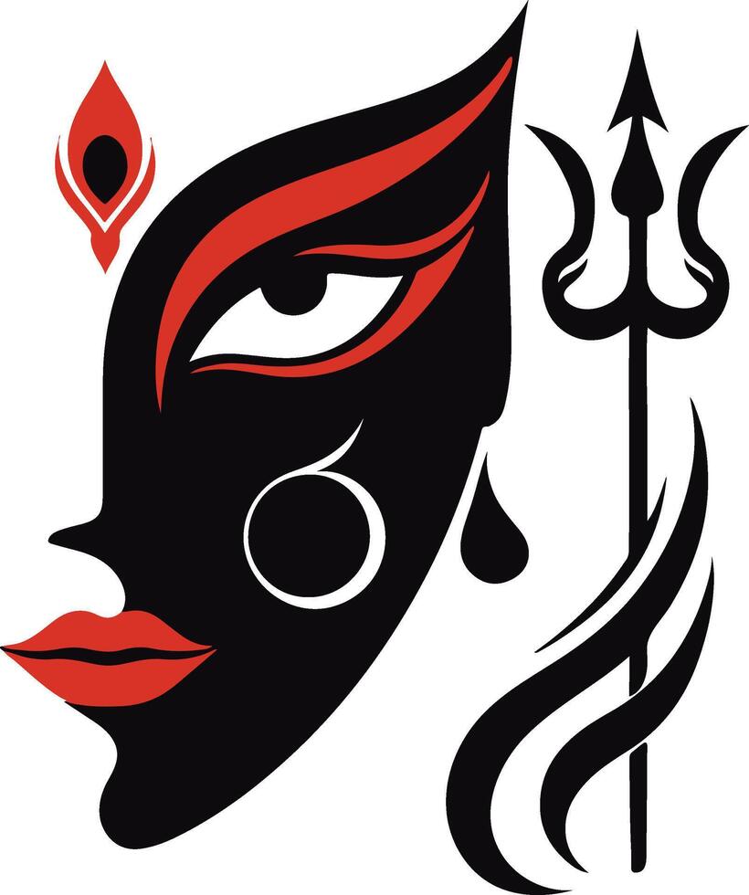 Chaitra Navratri Design vector