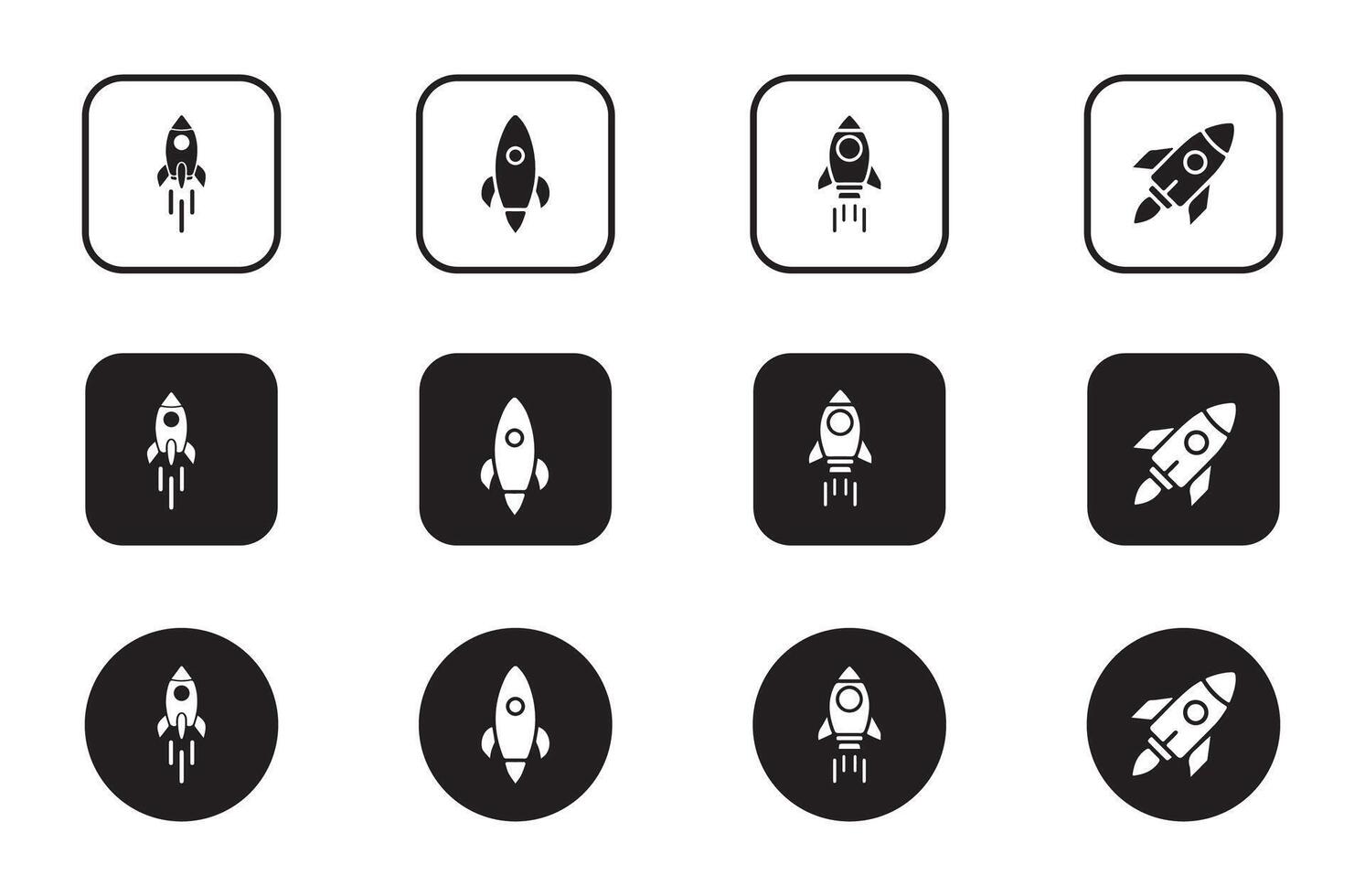 Creative business startup icon vector